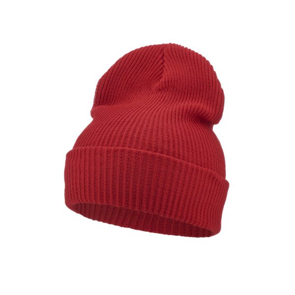YP Beanies Recycled Yarn Knit Beanie - Red