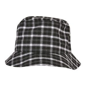 YP CLASSICS®Check Bucket Hat - Sort/grå