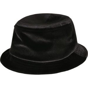 Yupoong Classics Black Velvet Bucket Hat